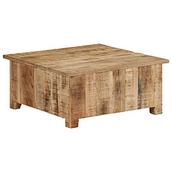 Acheter vidaXL Table basse 67x67x30 cm Bois de manguier massif