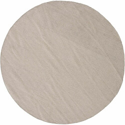 Venture Home Tapis en coton et laine Jaipur beige Diamètre 200 cm.