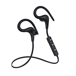 Universal 2 pièces sport sans fil bluetooth casque stéréo casque casque noir 