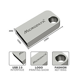 Wewoo Clé USB Microdata 32 Go USB 2.0 Mini disque en métal U pas cher