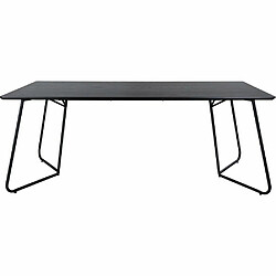 Acheter Venture Home Table de repas en MDF et acier Pippi Noir.