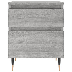 Acheter Maison Chic Table de chevet,Table de nuit,Table d'appoint pour salon sonoma gris 40x35x50 cm bois d’ingénierie -MN27128