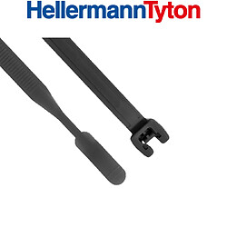 Hellermann Tyton - 25 colliers de serrage ré-utilisables noir