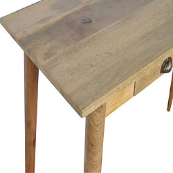 Acheter Artisan Furniture Bureau d'écriture en bois massif chêne avec 2 tiroirs, style nordique