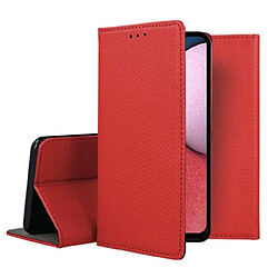 Acheter Htdmobiles Housse etui portefeuille avec coque interieure en silicone pour Xiaomi Redmi Note 13 5G + film ecran - ROUGE MAGNET