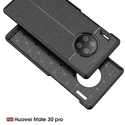 Wewoo Coque Souple Pour Huawei Mate 30 Pro Litchi TPU Antichoc Case Rouge