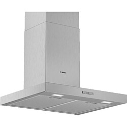 Hotte décorative murale 60cm 63db 340m3/h inox - dwb64bc50 - BOSCH 