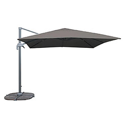 Mes Parasol déporté carré 3x3 m anthracite