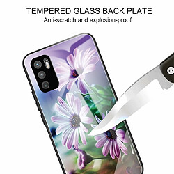 Coque en TPU antichoc chrysanthème violet pour votre Xiaomi Redmi Note 10 5G/Note 10T 5G