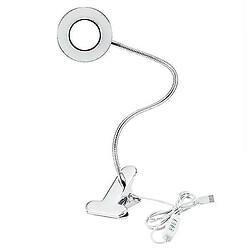 Universal Lumière de nuit éclairage d'ambiance dimmable LED lumière de lecture USB souple argent pas cher