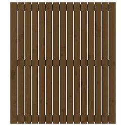 Acheter Maison Chic Tête de lit scandinave pour lit adulte,Meuble de chambre murale Marron miel 95,5x3x110 cm Bois massif de pin -MN89645