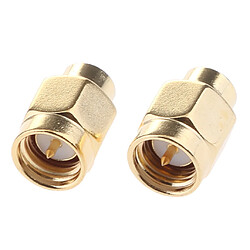 2pieces SMA Mâle RF Coaxial Bouchon Terminal Charge 2wW50ohm Plaqué Or pas cher