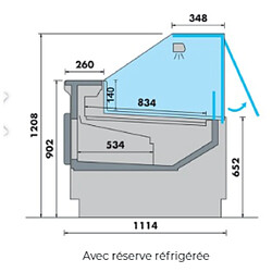 Acheter Materiel Chr Pro Meuble Vitrine Service Froid Ventilé