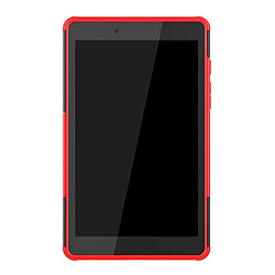 Acheter Coque en TPU modèle de pneu hybride avec béquille rouge pour votre Samsung Galaxy Tab A 8.0 Wi-Fi (2019) SM-T290