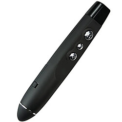 Acheter Wewoo Télécommande noir Multimédia Présentation À Distance PowerPoint Clicker 2.4 GHz RF Pointeur Laser avec Récepteur USB