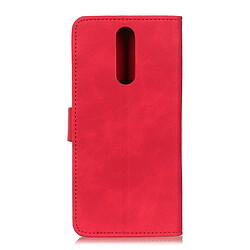 Avis Wewoo Housse Coque Pour Xiaomi Redmi K30 KHAZNEH Texture rétro PU + TPU en cuir à rabat horizontal avec support et fentes cartes et portefeuille rouge