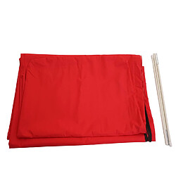 Decoshop26 Housse de protection pour parasols déportés jusqu'à 3,5 m avec fermeture éclair rouge 04_0002636