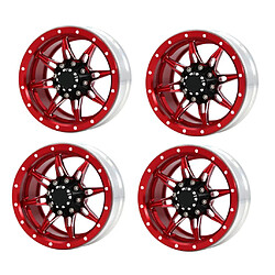 8pcs 1,9 Pouces Jantes Moyeux de Roue en Aluminium Robuste et Durable SCX10 1/10 Voiture RC