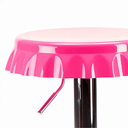 Acheter Superstool Tabouret haut bar et cuisine forme de capsule de bouteille design moderne Dallas | Rose