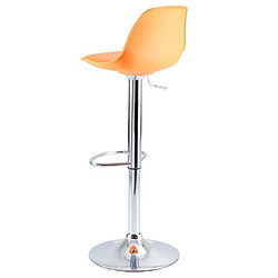 Avis Lot de 2 Tabourets de Bar Orange KosyForm