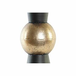 Vase DKD Home Decor Noir Métal Cuivre Vintage (14 x 14 x 32 cm)