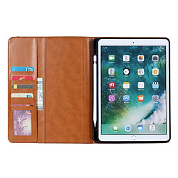 Avis Wewoo Housse Étui Coque Pour iPad 10.2 Malaxer la texture de la peau en cuir à rabat horizontal avec cadre photo et porte-cartes et fentes cartes et portefeuille vin rouge