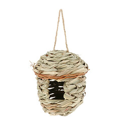 Naturel Hanging Nest Pet Bird House Hatch Perroquet Rest Hut Ampoule Moyenne