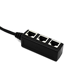 Avis 2xRJ45 1 à 3 Ethernet LAN Réseau Séparateur Extender Adaptateur Câble De Connecteur