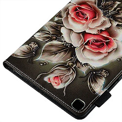 Avis Etui en PU impression fleur pour votre Samsung Galaxy Tab A 8.0 LTE (2019) SM-T290/SM-T295