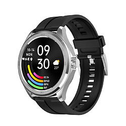 Universal Smartwatch Homme pour IOS Bluetooth 5.0 Téléphone Composé Montre Exercice Surveillance de la fréquence cardiaque Montre intelligente ronde | Smartwatch (Noir)