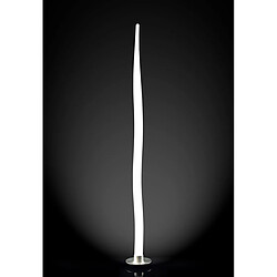 Luminaire Center Lampadaire Estalacta 1 Ampoule GU10 Indoor/Outdoor IP44, argent/blanc opal