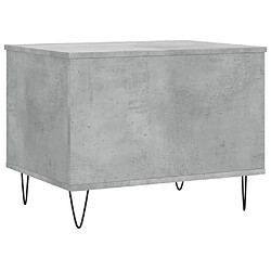 Acheter vidaXL Table basse Gris béton 60x44,5x45 cm Bois d'ingénierie