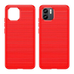 Acheter Htdmobiles Coque pour Xiaomi Redmi A1 / A1 Plus - housse etui silicone gel carbone + film ecran - ROUGE