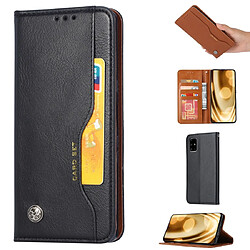 Wewoo Housse Coque Pour Galaxy S11 Knead Skin Texture en cuir à rabat horizontal avec cadre photo et support et fentes cartes et portefeuille noir