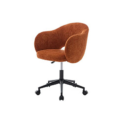 Acheter Vente-Unique Chaise de bureau - Tissu texturé - Terracotta - ACACILIO