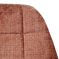 Avis Mendler Chaise de salle à manger HWC-A60, chaise de cuisine chaise pivotante, acier MVG tissu/textile chenille (465g/m²) ~ terracotta