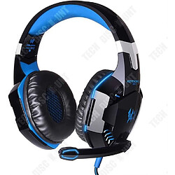 Avis Tech Discount TD® Casque gaming G2000 stéréo - Fi Gaming Casques avec microphone Lumières Game Music - Casque pour PC Gamer