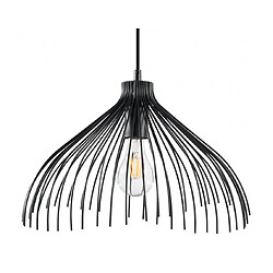 Luminaire Center Suspension Umb Acier Noir 1 ampoule 125cm