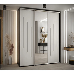 Abiks Meble Armoire DAVOS 9 À Portes Coulissantes 235,2/190/45 3 Portes