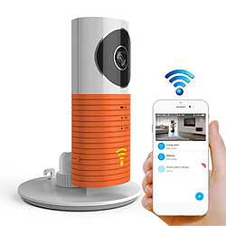 Wewoo Activer automatiquement la caméra IP intelligente de maison intelligente de capteur de lumière sans fil Wifi, Prise en charge vidéo et capture instantanée et détection infrarouge, (Orange)