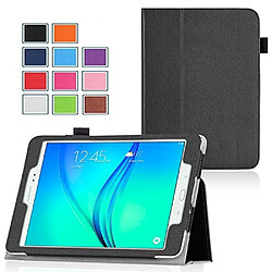 Xeptio Housse Samsung Galaxy Tab A 10.1 2016 / TAB A6 (T580/T585/T580N) 10,1 pouces Style Cuir noir avec Stand - Etui coque de protection