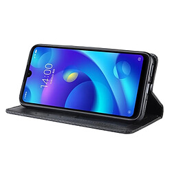 Acheter Wewoo Housse Coque Étui en cuir à boucle magnétique avec texture rétro et pour Xiaomi Redmi Note 7, support emplacements pour cartes porte-monnaie (noir)