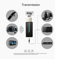 Universal 3,5 mm USB Bluetooth Stéréo Audio Musique émetteur Musique Don