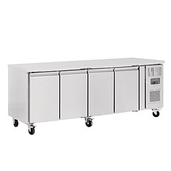 Table réfrigérée positive - Inox 4 portes 449L - Polar