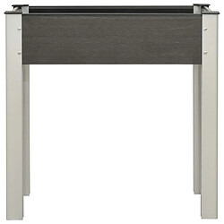 vidaXL Lit surélevé de jardin 75x40x75 cm WPC Gris