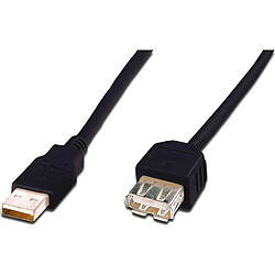 DIGITUS Rallonge USB 2.0, 1,8 m ()