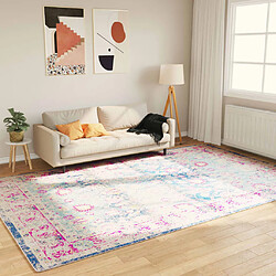 vidaXL Tapis lavable multicolore 190x300 cm antidérapant