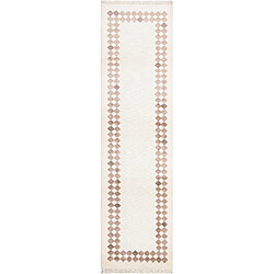 Vidal Tapis de couloir en laine 302x79 beige Darya