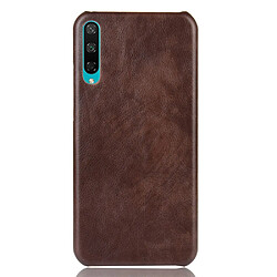 Wewoo Coque Rigide Pour Huawei Honor Play 3 Shockproof Litchi PC + PU Case Brown