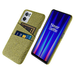 Coque en TPU anti-chocs avec porte-cartes, jaune pour votre OnePlus Nord CE 2 5G